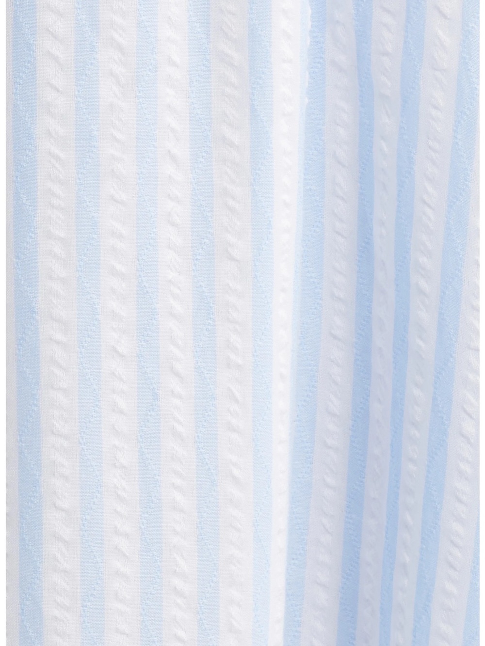Julia Jordan Seersucker Light Blue & White Striped Smocked Midi Dress - Picture 6 of 6